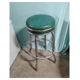 Vintage swivel bar stool. 30" tall
