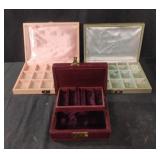 Vintage jewelry boxes