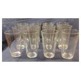 Drinking glasses. 12 total