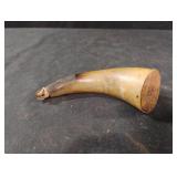 Vintage powder horn - broken tip