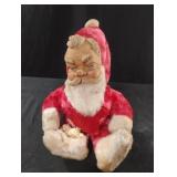 Vintage rubber face Santa Claus plush stuff