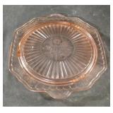 Vintage Pink Depression Glass Mayfair Open Rose