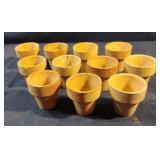 Terra Cotta pots 2". 11 total