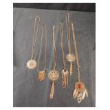 Fashion gold tone necklaces