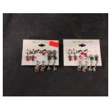 Christmas earrings