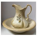 Set  basin/ewer reproduction 16ï¿½ round wash