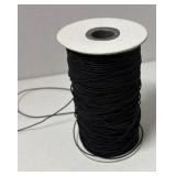 Spool of black elastic 3ï¿½ x 5ï¿½ spool