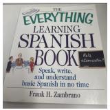 The everything learning Spanish book like new
