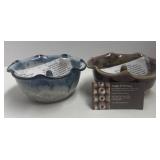 Pottery bakers or candle holder 6ï¿½ x 3ï¿½ tall, a