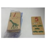 Creative play things matching numbers childrenï¿½s