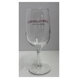 One Glen Marie winery wine glass 6 inches tall