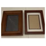 Two Wood picture frames good condition one 5ï¿½ x 3