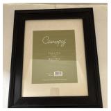 dark plastic frame either outside 11 x 14ï¿½ or