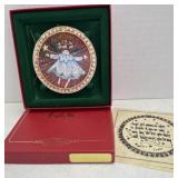 P Buckley Moss porcelain ornament New in the box
