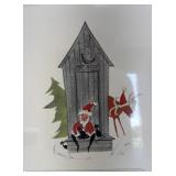P Buckley Moss Christmas, 2008 print sealed not