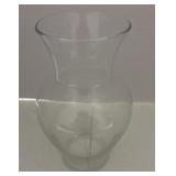 Clear vase good condition 7 inches tall