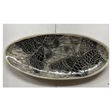 Handmade butterfly tray good 7ï¿½ x 15 1/2ï¿½ black