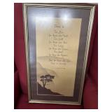Henry Van Dyke framed print very good condition