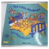10 little monkey storybook good condition 17ï¿½ x