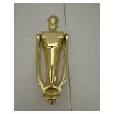 French style polished brass door knocker 7ï¿½ x 3ï¿½