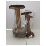 Vintage primitive, industrial wooden textile