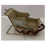 Antique silvestri Christmas sleigh condition 3ï¿½ x