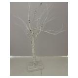 Winter tree lights up with battery 22 inches tall