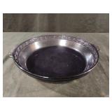 PYREX Cranberry Glass Pie Plate 9 1/2'