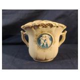 Vintage Jasperware Style Cherub Vase: