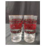 Vintage  Houze 'SEASON'S GREETINGS' Stained Glass