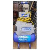 Kobalt 5.5 gallon air compressor. Works