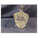 Vintage Anchor Hocking Star of David Cut Glass