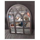 Decorative wood mirror