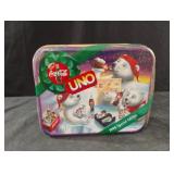 Vintage Coca-Cola UNO collectible metal tin can