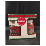 Coca-Cola Candle Gift Set. Missing 1 lid