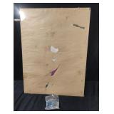 Mirror with brackets