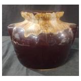 Vintage Roseville Stoneware Pottery Brown Drip