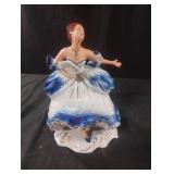 Vintage ARPO Curtea De Arges porcelain blue and