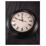 Round wall clock. Works