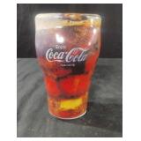 1998 Coca-Cola Glass Shaped Tin