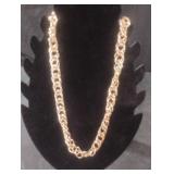 Gold tone necklace