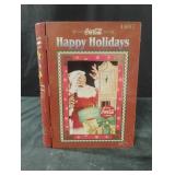Vintage Coca Cola Book Shaped Hinged Tin