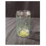 Coca-Cola collectible green glass