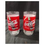 Coca-Cola collectible drinking glasses