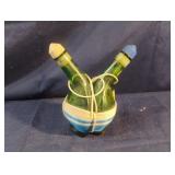 Vintage Glass Ucagco Oil and Vinegar Cruet Made