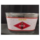 Coca-Cola galvanized metal bucket