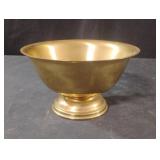 Copper pedestal bowl