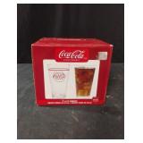 Coca-Cola 4-16 oz tumblers