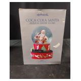 Hallmark Coca-Cola Santa musical snow globe
