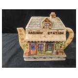 Vintage Western House Railway Station Teapot
